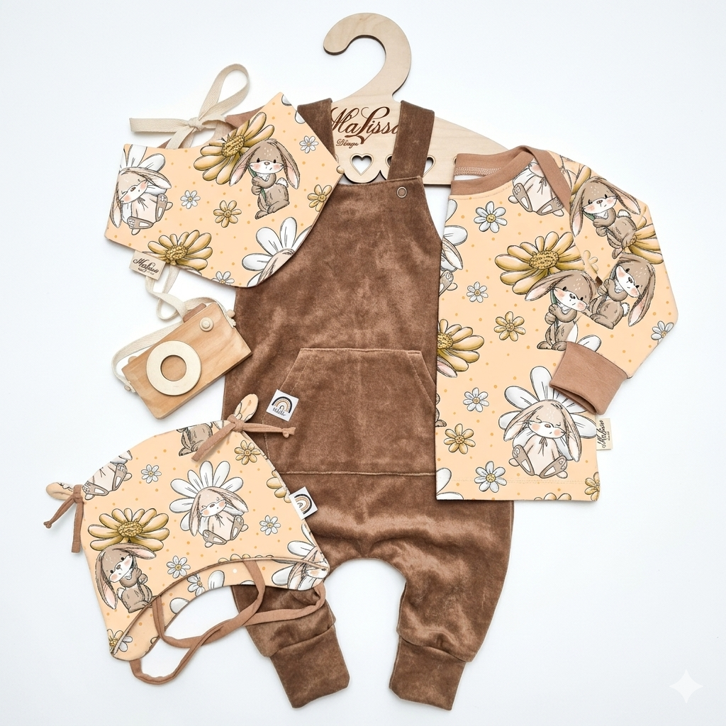 Jersey Blumenhase gelb
