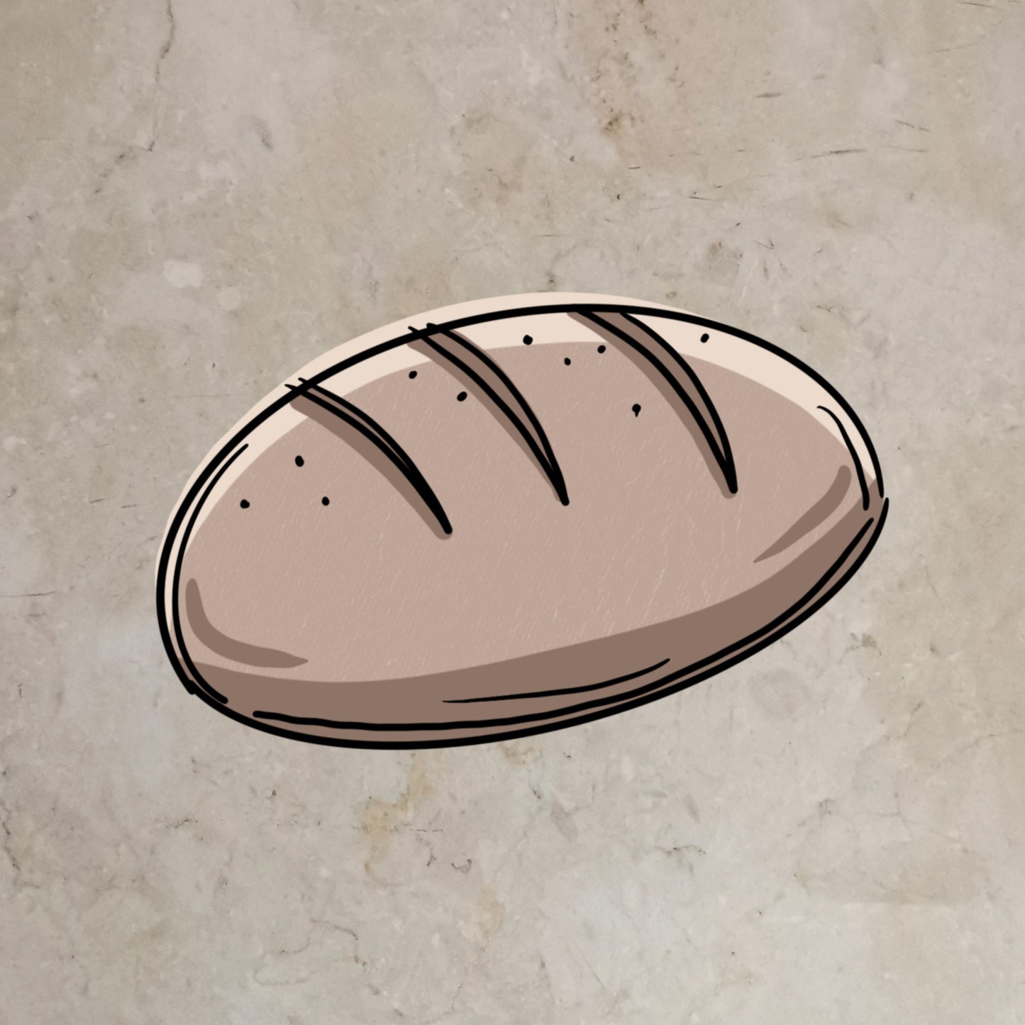 Bügelbild Brot