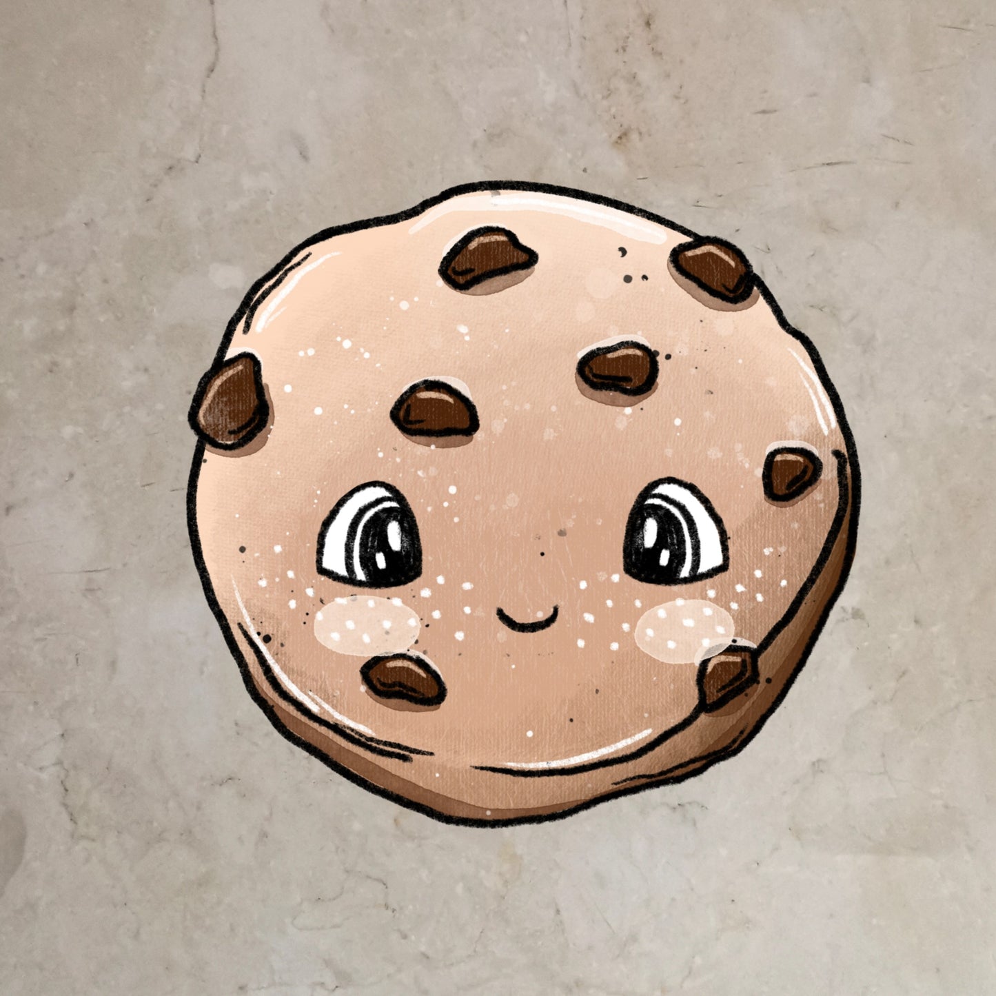 Bügelbild Cookie