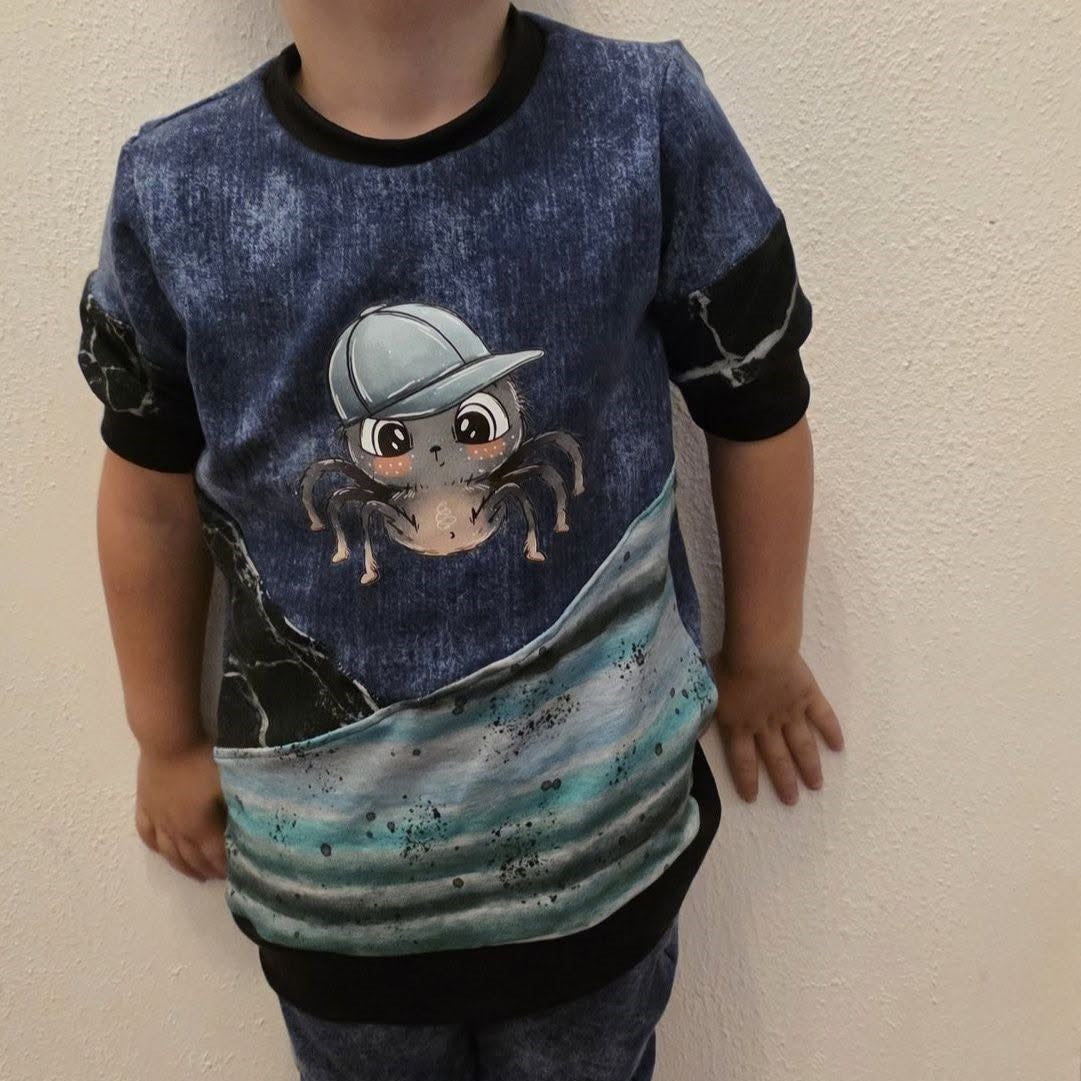 Bügelbild Spinne Cappy