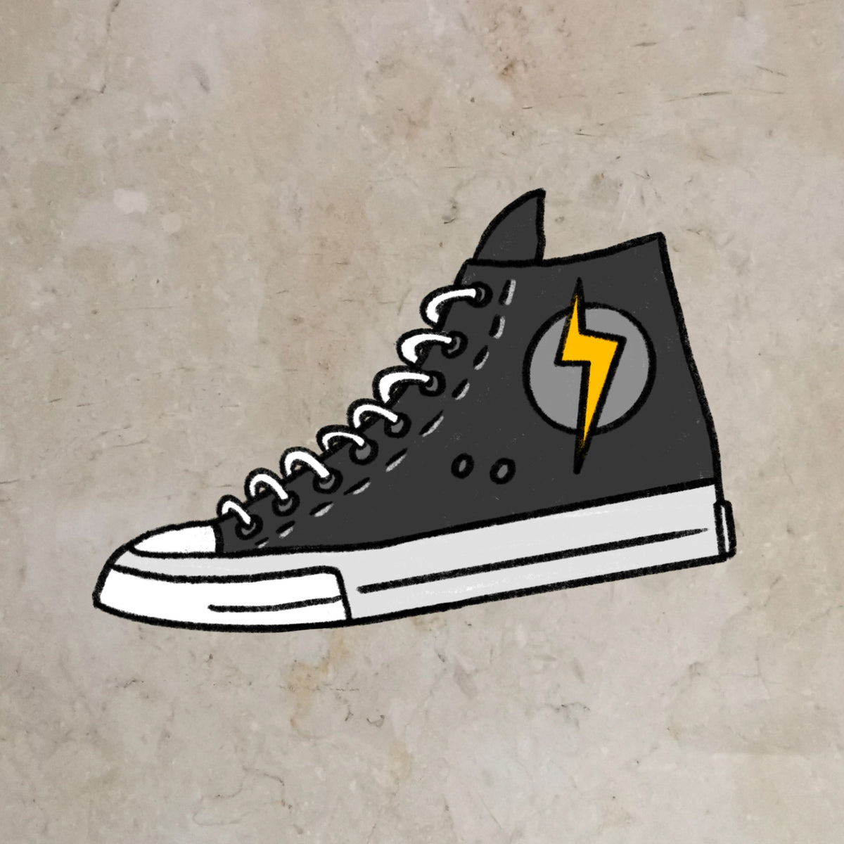 Bügelbild Sneaker (Gamer)