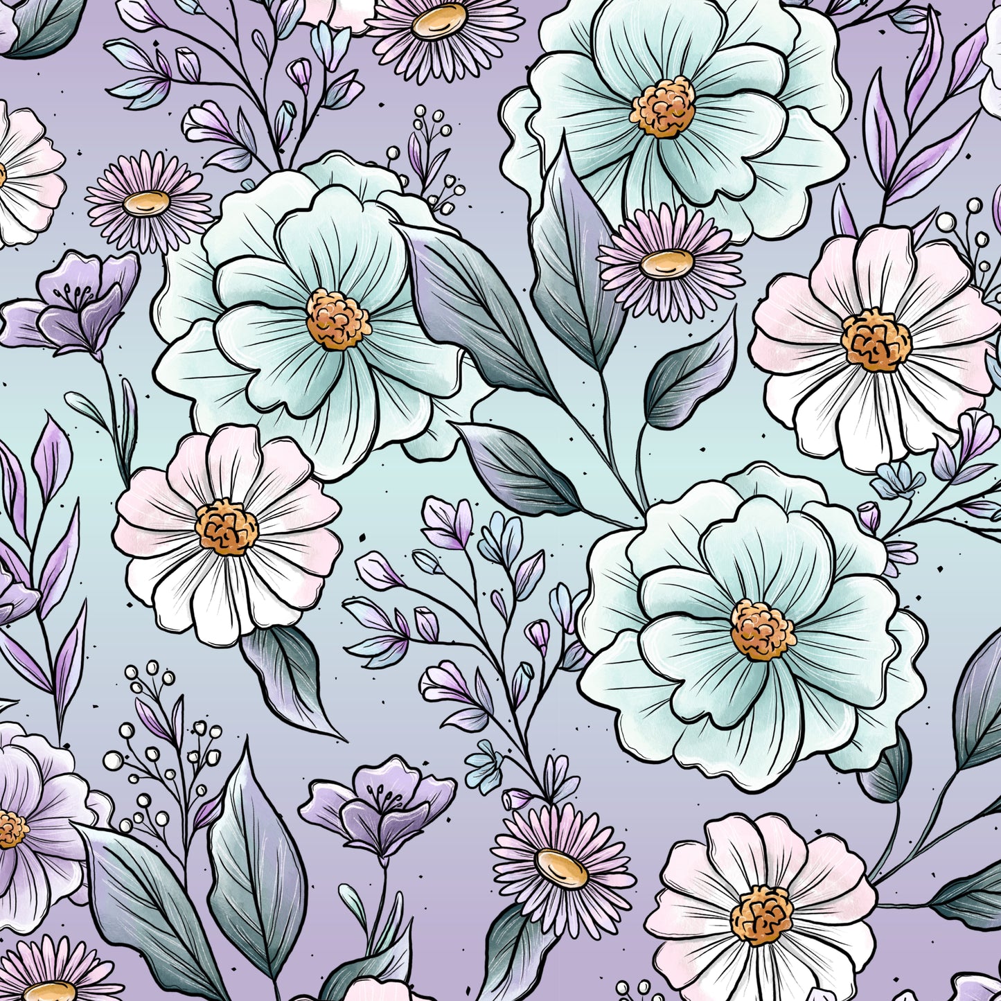 Jersey Summerflowers groß