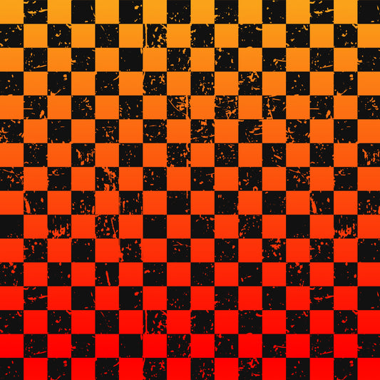 Checker Rot-Orange