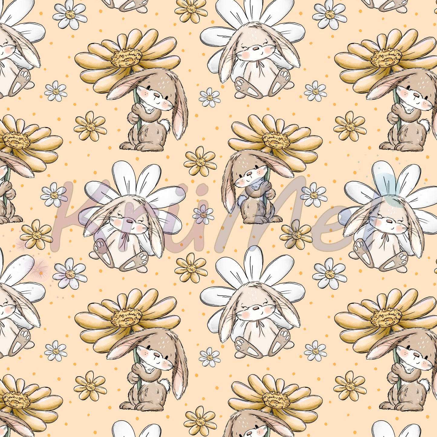 Jersey Blumenhase gelb