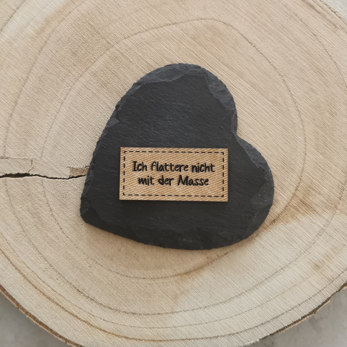 Label Ich flattere nie