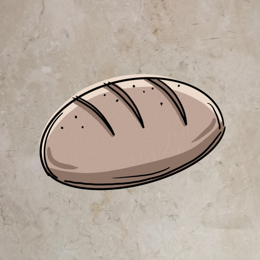 Bügelbild Brot