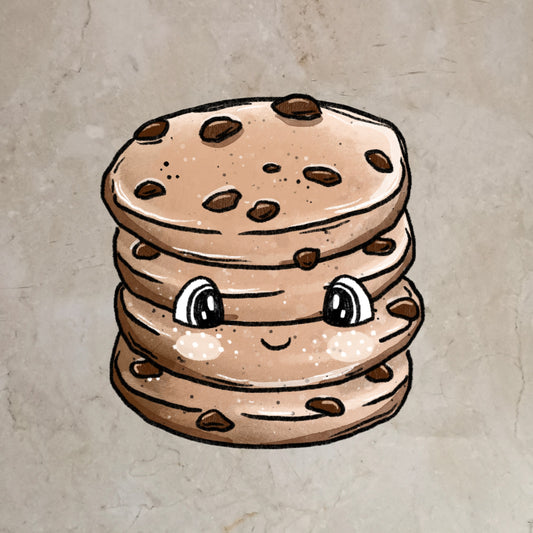 Bügelbild Cookies