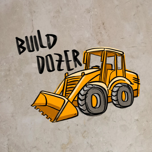 Bügelbild Build Dozer