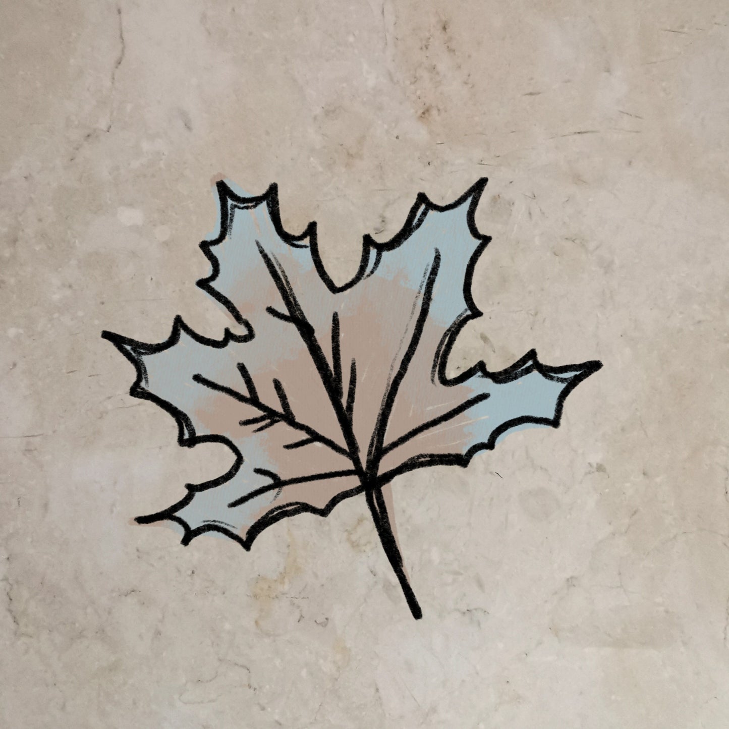 Bügelbild Drachenherbst Ahorn