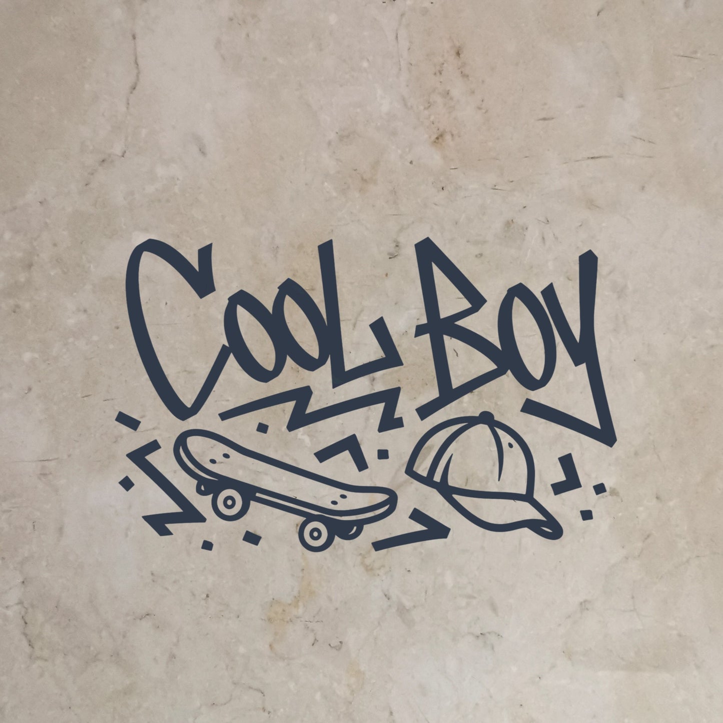 Bügelbild Cool Boy