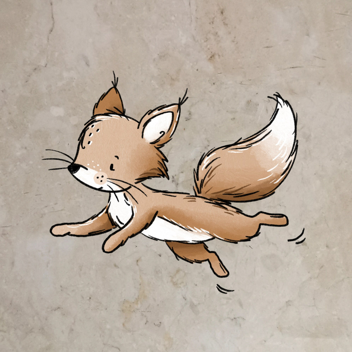 Bügelbild WaldtierTeam Eichhörnchen