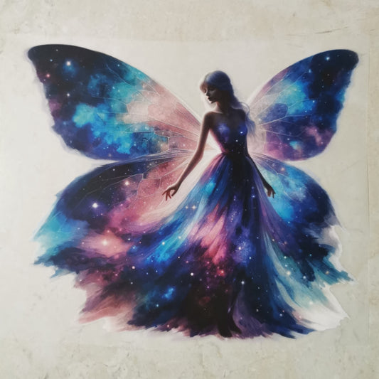 Bügelbild Galaxyfee bunt
