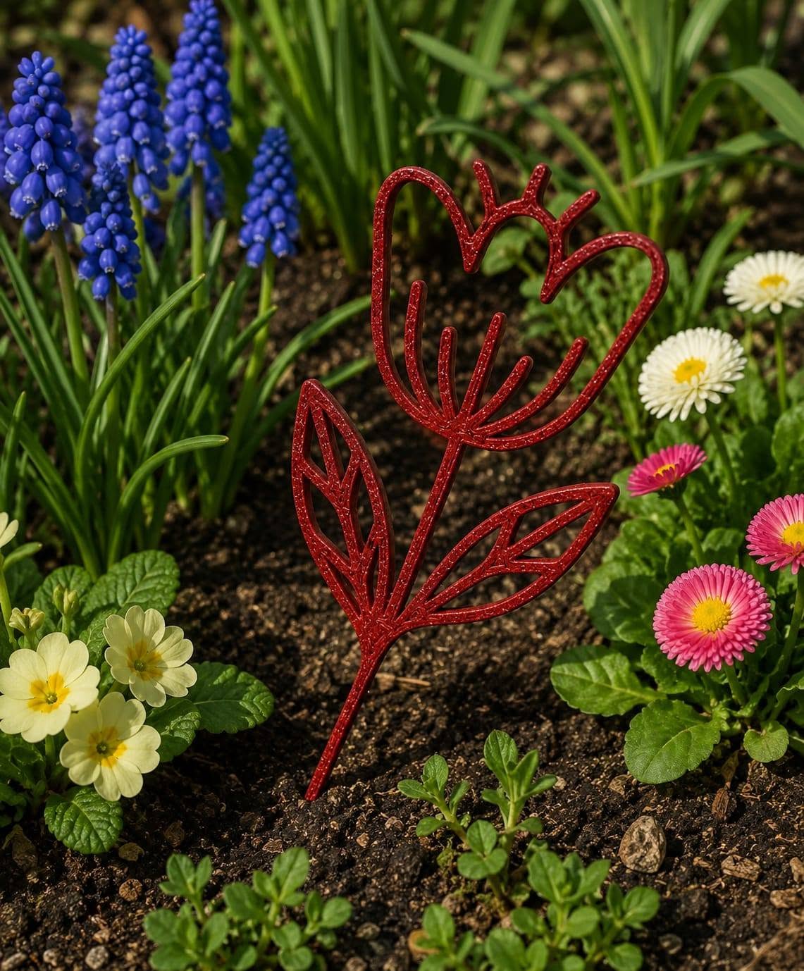 3D-Deko-Set Blumen 7-teilig