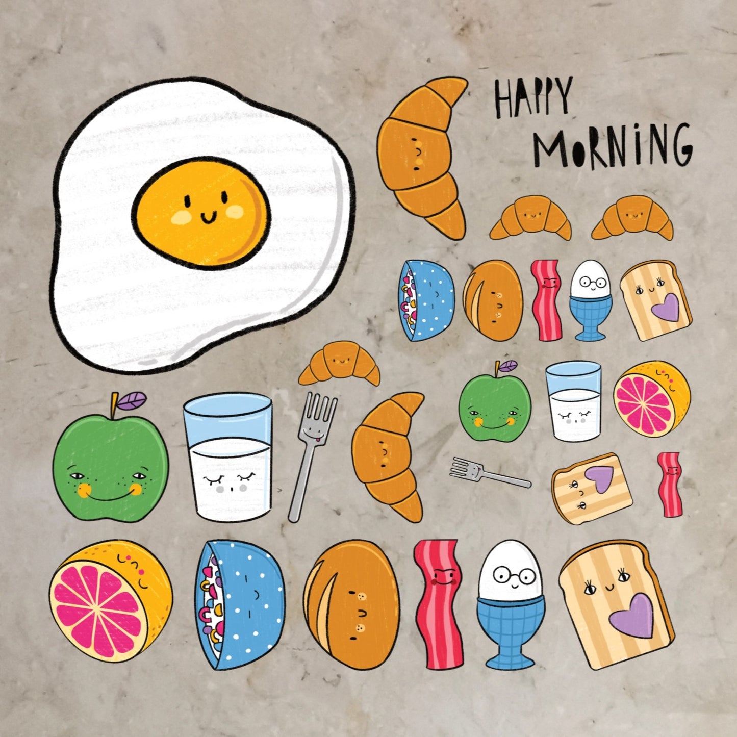 Bügelbild-Bundle Happy Morning